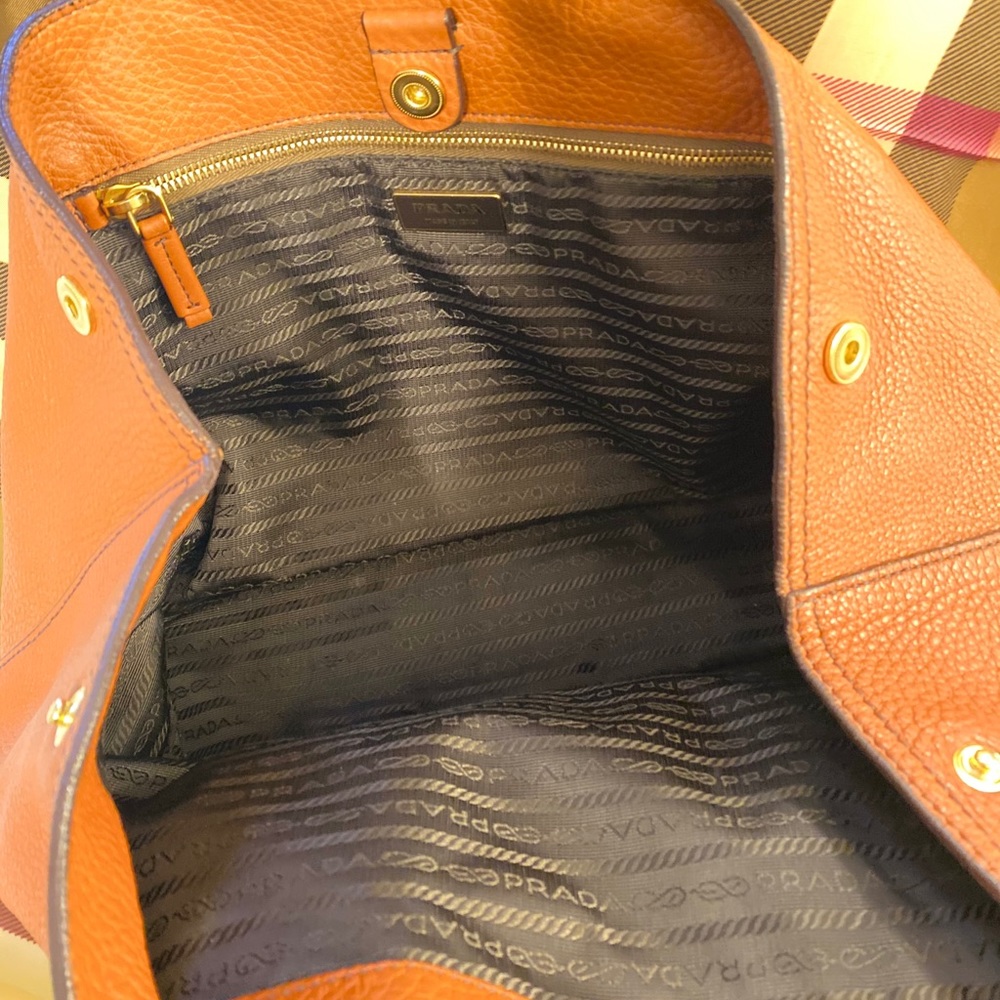 🧡AUTHENTIC VINTAGE Prada Leather Diano Tote - Picture 8 of 10
